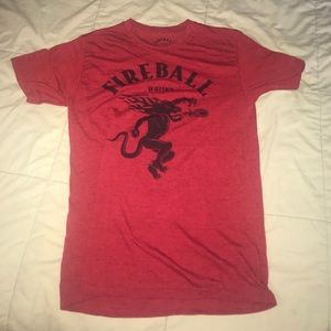 Red Fireball whiskey shirt
